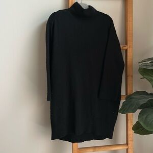 Black oversized Sweater Dress